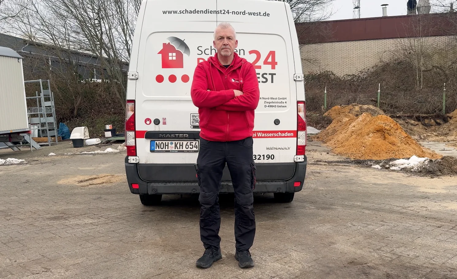 Notdienstfahrzeug für Wasserschaden Nordhorn – SchadenDIENST24 Nord-West